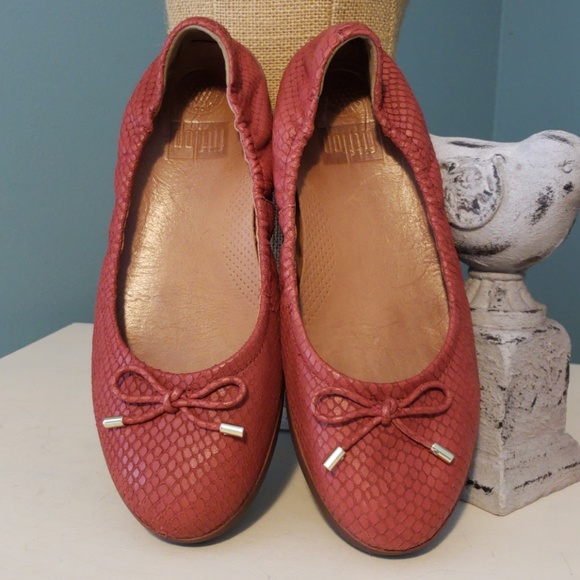 superbendy leather ballet flats